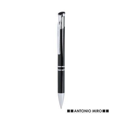 Bolígrafo Elegante con Estuche Aluminio Negro Negro