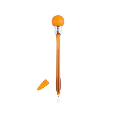 Bolígrafo ergonómico fino con luz led en la bombilla Nara