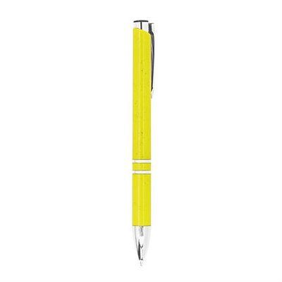 Bolígrafo de fibra de trigo con pulsador