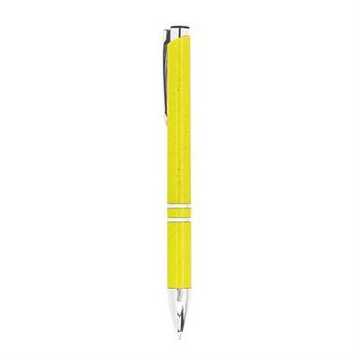 Bolígrafo de fibra de trigo con pulsador