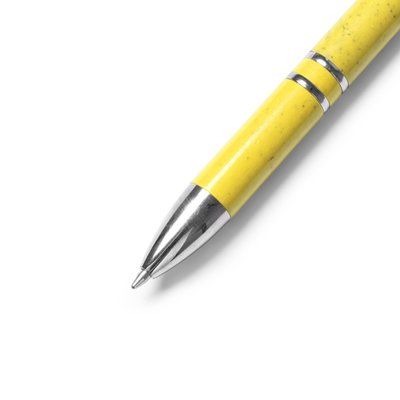 Bolígrafo de fibra de trigo con pulsador