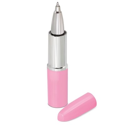 Bolígrafo Forma Pintalabios Rosa