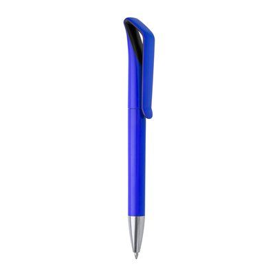 Bolígrafo giratorio acabado brillo NEGRO/ROYAL Tinta Azul