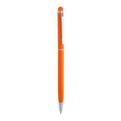 Bolígrafo giratorio de aluminio Naranja TINTA AZUL