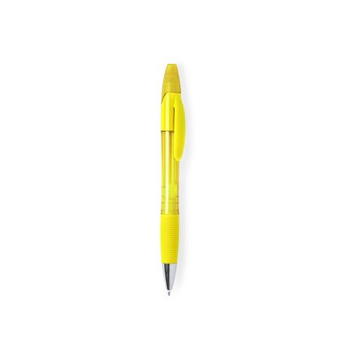 Bolígrafo Giratorio con Marcador Flúor Ama
