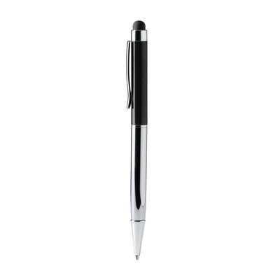 Bolígrafo giratorio con puntero Negro Tinta Azul