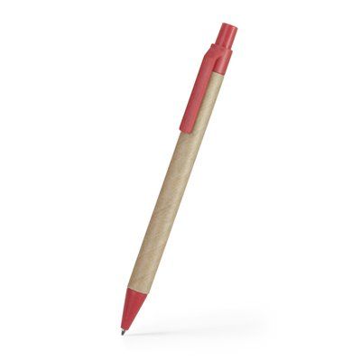 Bolígrafo hecho con cartón reciclado