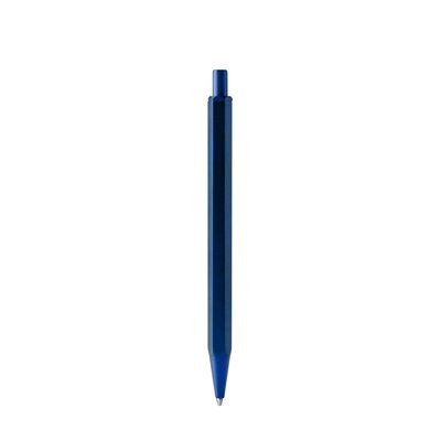 Bolígrafo hexagonal metálico Royal TINTA AZUL