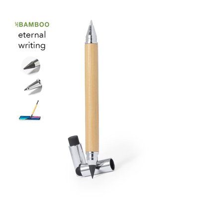Bolígrafo y Lápiz Eterno Bambú