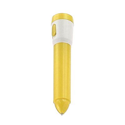 Bolígrafo Linterna LED con Capucha Amarillo