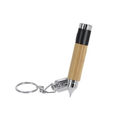 Bolígrafo llavero con linterna led