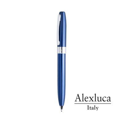 Bolígrafo Metal Giratorio de Alexluca Italia Azul