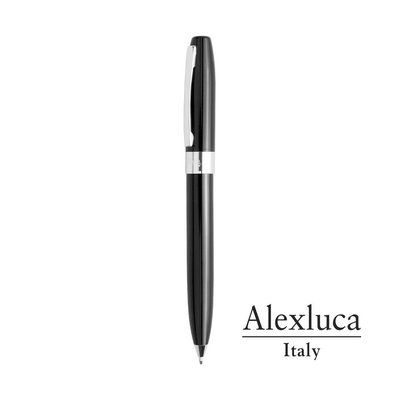Bolígrafo Metal Giratorio de Alexluca Italia Negro