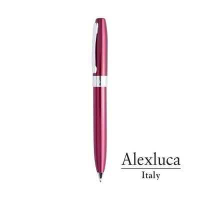 Bolígrafo Metal Giratorio de Alexluca Italia Rojo