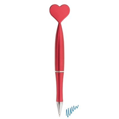Bolígrafo Metalizado Corazón RO