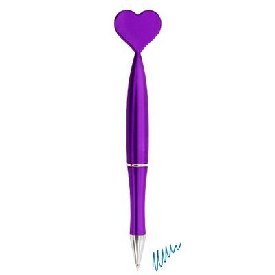 Bolígrafo Metalizado Corazón