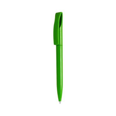 Bolígrafo monocolor de Carioca con maxi clip giratorio Verde