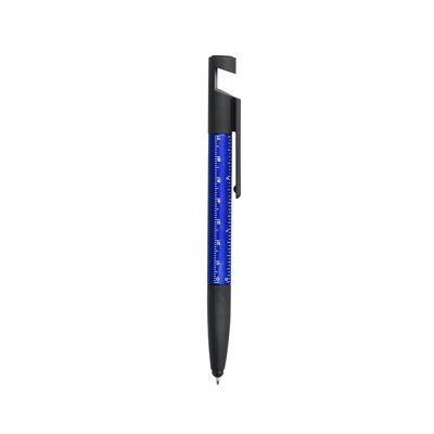 Bolígrafo multifunción 7 en 1 bicolor Azul