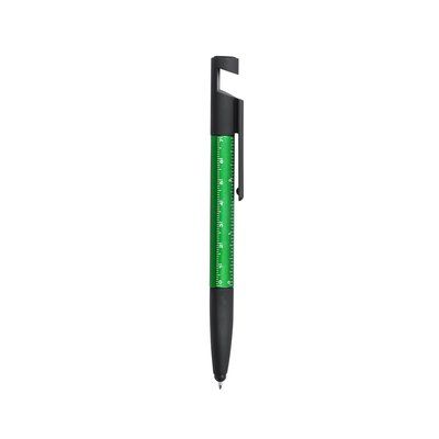 Bolígrafo multifunción 7 en 1 bicolor Verde