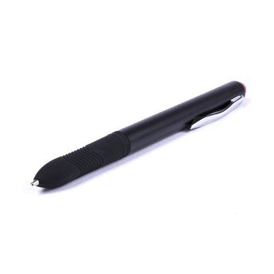 Boligrafo negro con puntero de color