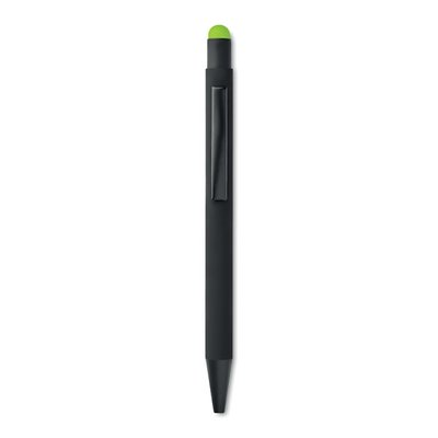 Bolígrafo negro ideal para grabado láser a color con puntero a juego Lima