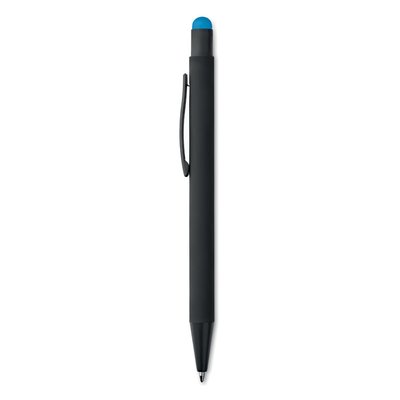 Bolígrafo negro ideal para grabado láser a color con puntero a juego