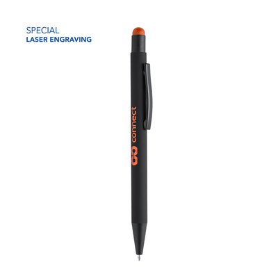 Bolígrafo negro mate personalizado del color del puntero