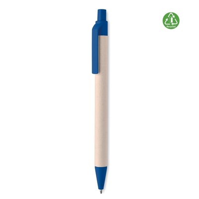 Bolígrafo de Papel Reciclado Azul