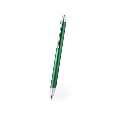 Bolígrafo personalizado cromado con empuñadura en relieve