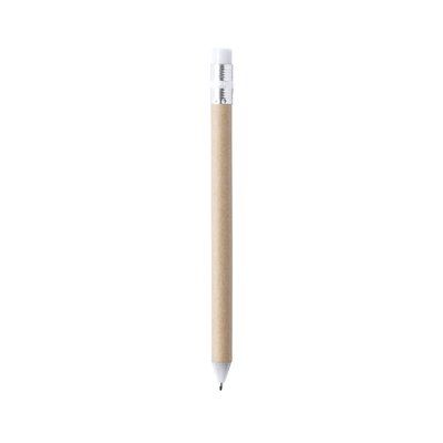 Bolígrafo personalizado en cartón reciclado y diseño lápiz Blanco