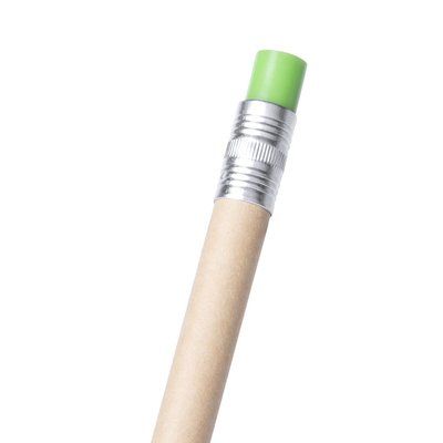 Bolígrafo personalizado en cartón reciclado y diseño lápiz