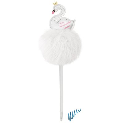 Bolígrafo Pompón con Cisne