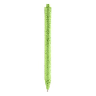 Bolígrafo de PP y Fibra de Trigo Verde