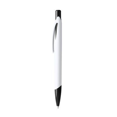 Bolígrafo promocional acabado bicolor Negro Tinta Azul