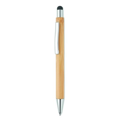 Bolígrafo de Bambú con Pulsador