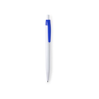Bolígrafo Pulsador Bicolor Tinta Azul Azul