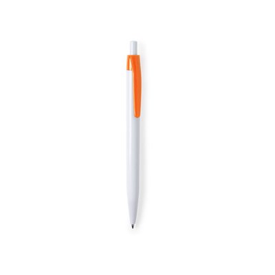 Bolígrafo Pulsador Bicolor Tinta Azul Naranja