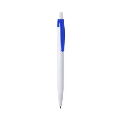 Bolígrafo Pulsador Bicolor Tinta Azul