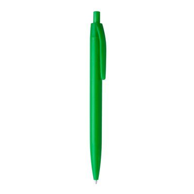 Bolígrafo con pulsador y cuerpo de ABS Verde Helecho Tinta Azul