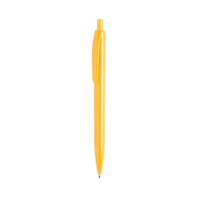 Bolígrafo Pulsador Monocolor Amarillo