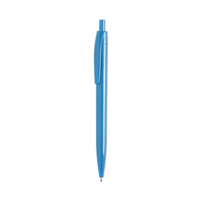 Bolígrafo Pulsador Monocolor Azul Claro