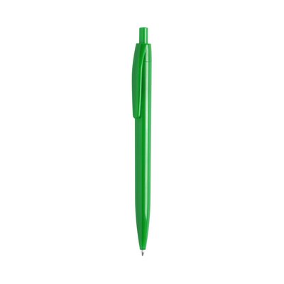 Bolígrafo Pulsador Monocolor Verde