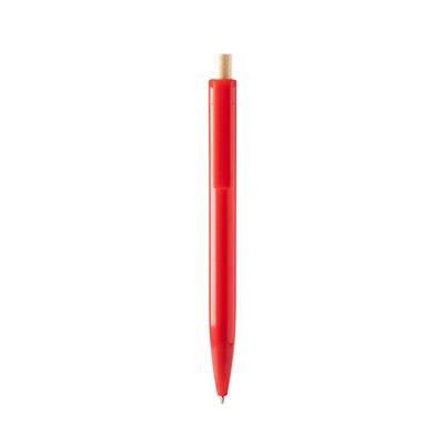 Bolígrafo con pulsador Rojo Tinta Azul