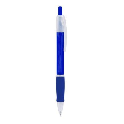 Bolígrafo con pulsador translúcido Royal TINTA AZUL