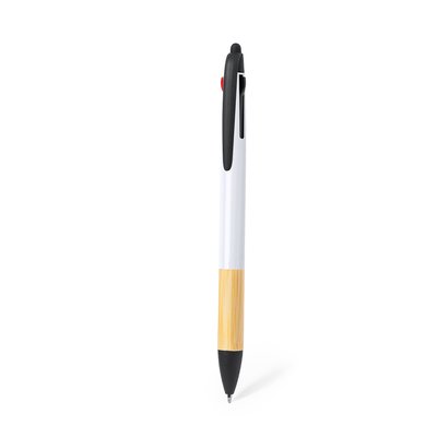 Bolígrafo Puntero ABS/Bambú 3 Tintas Bla