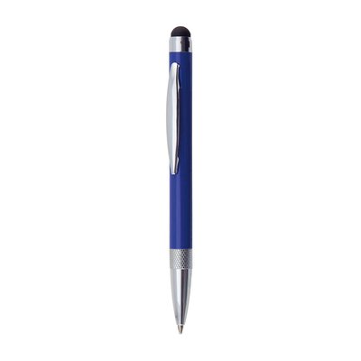 Bolígrafo con Puntero de Aluminio Azul