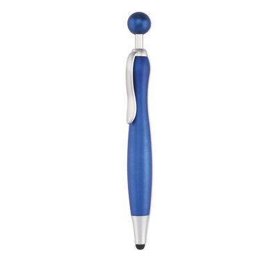 Bolígrafo Puntero Bicolor con Clip Bola Azul