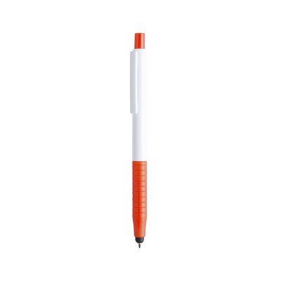 Bolígrafo Puntero Bicolor para Tampografía Naranja