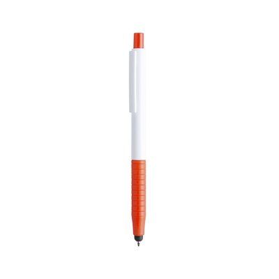 Bolígrafo Puntero Bicolor para Tampografía Naranja