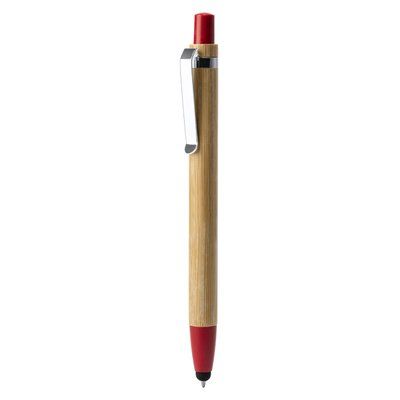 Bolígrafo con puntero y carga doble Rojo Tinta Azul